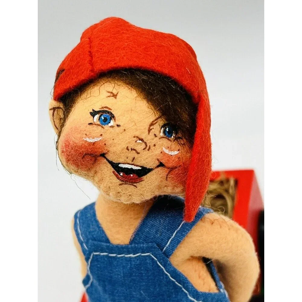 Annalee Doll Society Precious Cargo Logo Kid Boy Puppies‎ 7